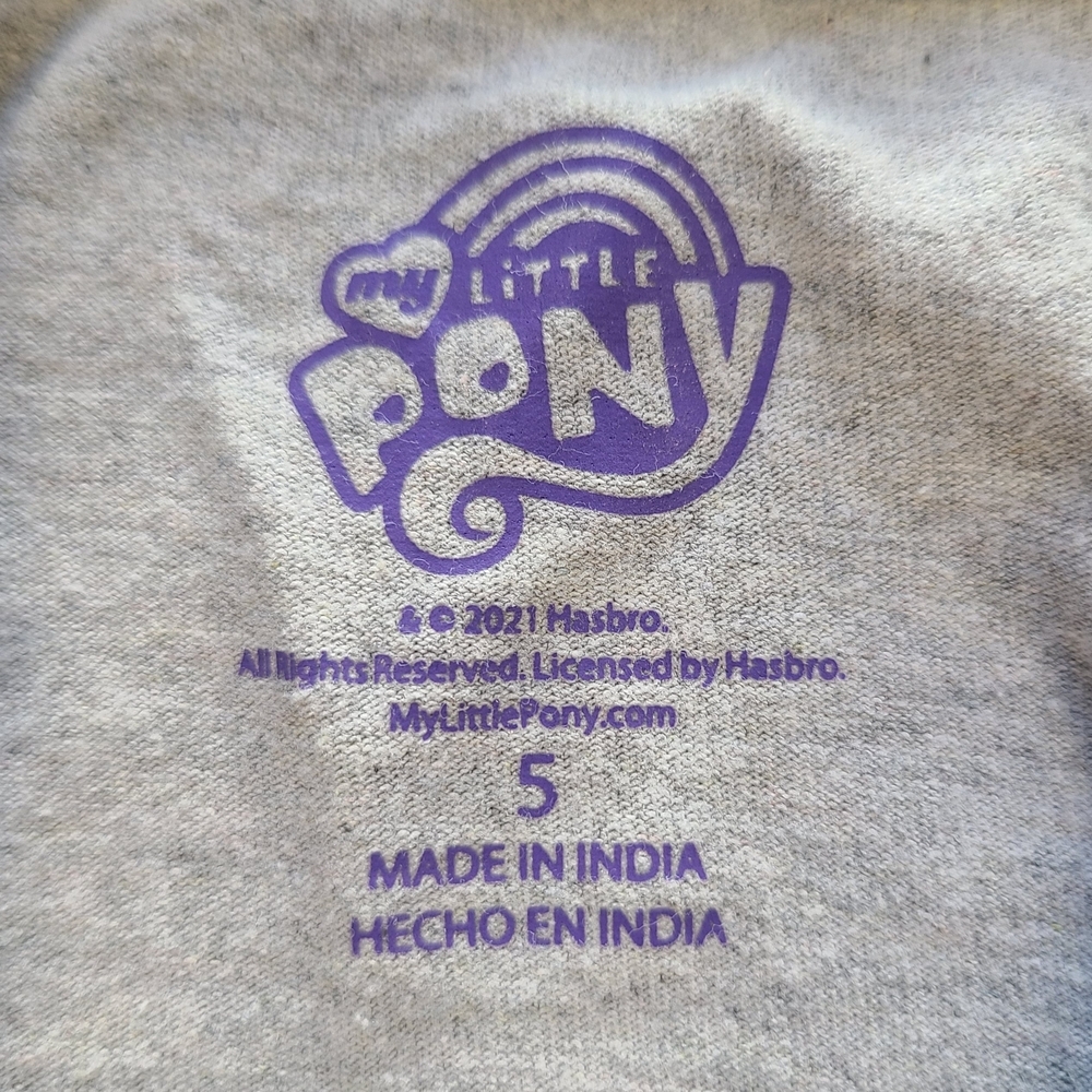My Little Pony Girls Graphic Long Sleeve Shirts Lot Size 5 (3-Pack) - Picture 8 of 9